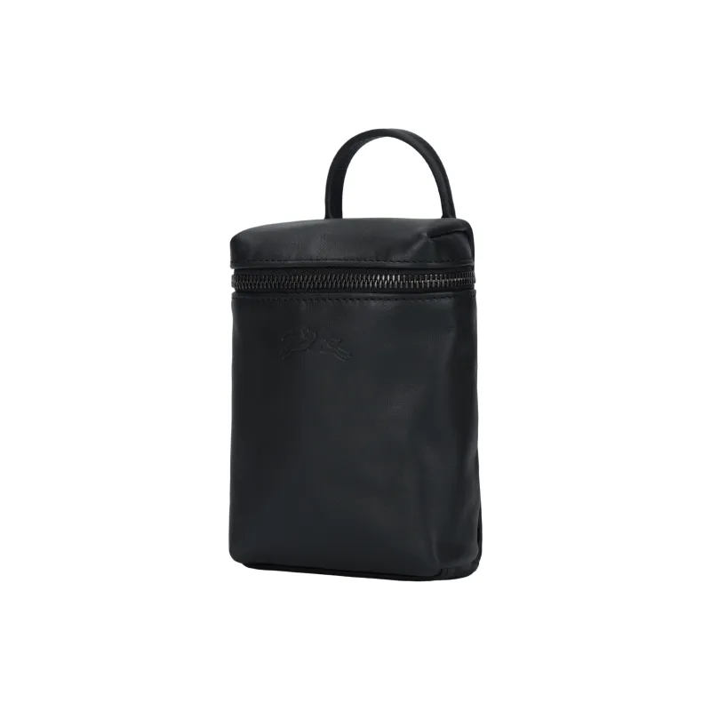 LONGCHAMP Le Pliage Xtra Cow Leather Shoulder Bag Crossbody Bag Handbag Extra Small Men's Black-1