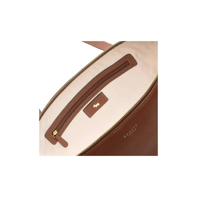 RADLEY Cow Leather Tote Bag Shopping Bag Shoulder Bags Large Size Women's Brown-2