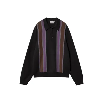 Carhartt WIP FW24 Polo Shirts Men Black