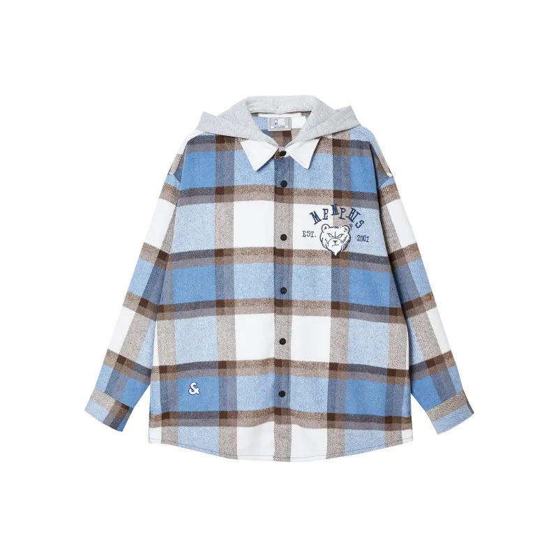 JACK JONES· x NBA Shirt Men's Blue-0