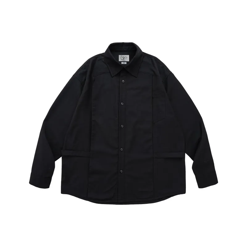 LR MADE Heavyweight Draped Long-Sleeved Shirt Unisex-2
