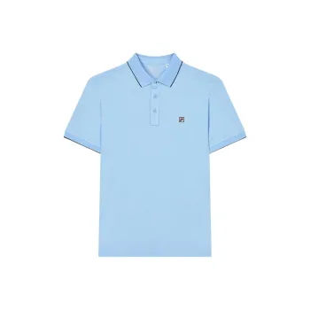 FILA Polo Shirt Men's Light Bright Blue
