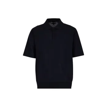 EMPORIO ARMANI SS23 Polo Shirt Men's Marine Blue