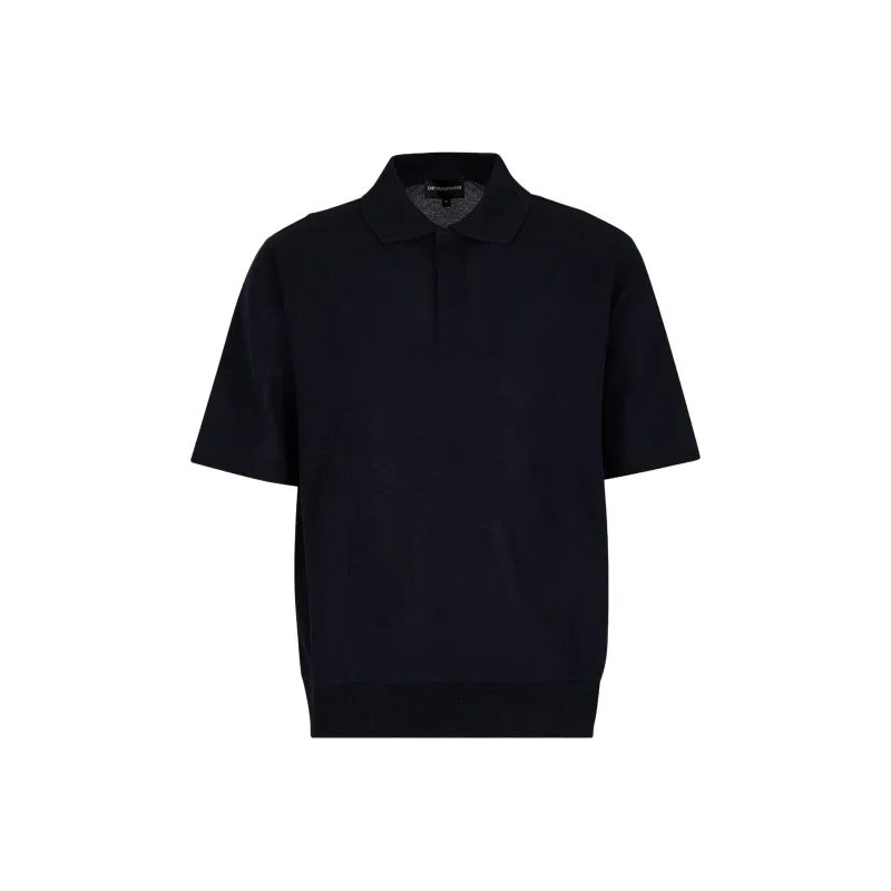EMPORIO ARMANI SS23 Polo Shirt Men's Marine Blue-0
