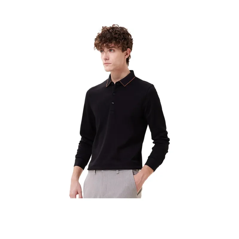 Red bean Polo Shirts Men-9