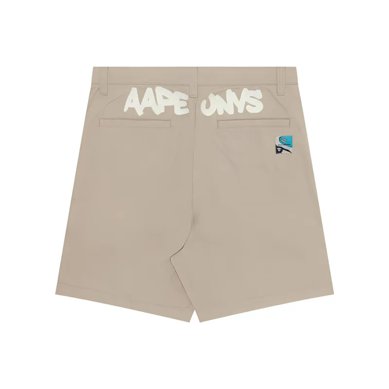 Aape Ogo appliqué Cotton Chino Shorts-1