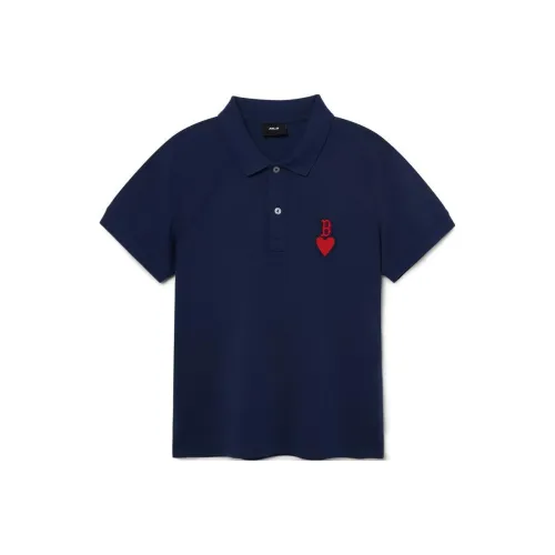 MLB Boston Red Sox Polo Shirts Men Blue