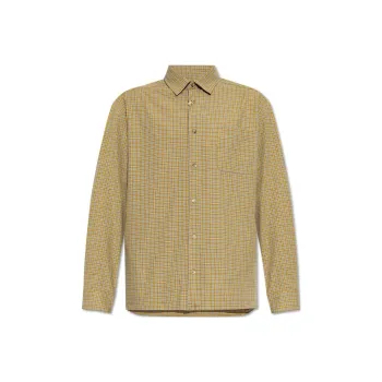 A.P.C Checked Pattern Long Sleeved Shirt