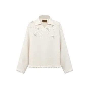 BIRTH OF ROYAL CHILD Knitwear Unisex White