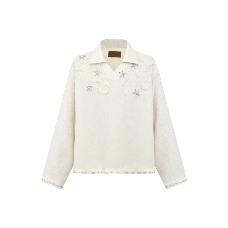 BIRTH OF ROYAL CHILD Knitwear Unisex White-0