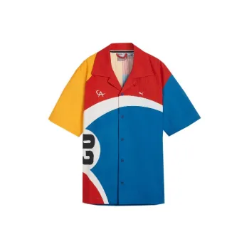PUMA X Bmw M Motorsport Calder Men's Motorsport Woven Shirt