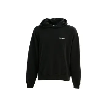 PALM ANGELS Logo Embroidered Hoodie