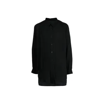Yohji Yamamoto Drop shoulder Classic collar Shirt