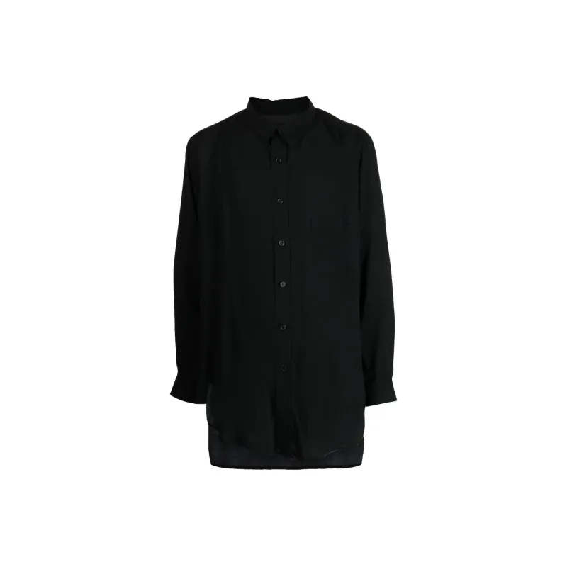 Yohji Yamamoto Drop shoulder Classic collar Shirt-0