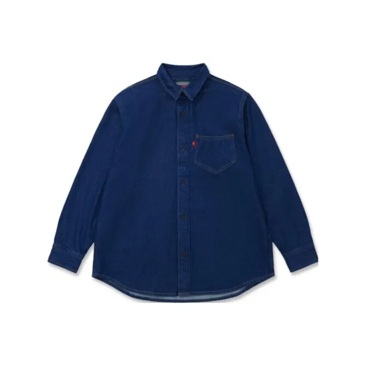 Levis Shirts Men Blue-0