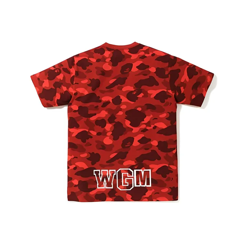 A BATHING APE Color Camo Shark Tee-1