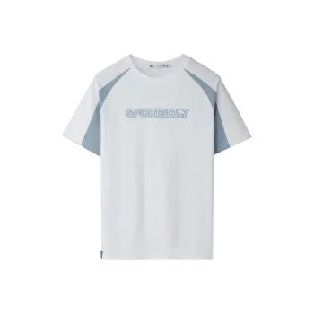 HLA T Shirts Men Bleached Trim X9