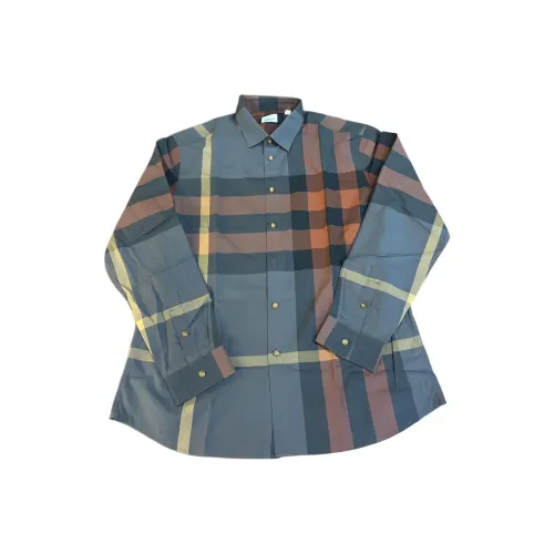 Burberry Shirt Men's Brick Gray