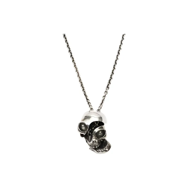 Alexander McQueen Logo Plaque Chained Necklace-1