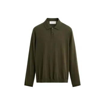 ZARA Polo Shirts Men Khaki