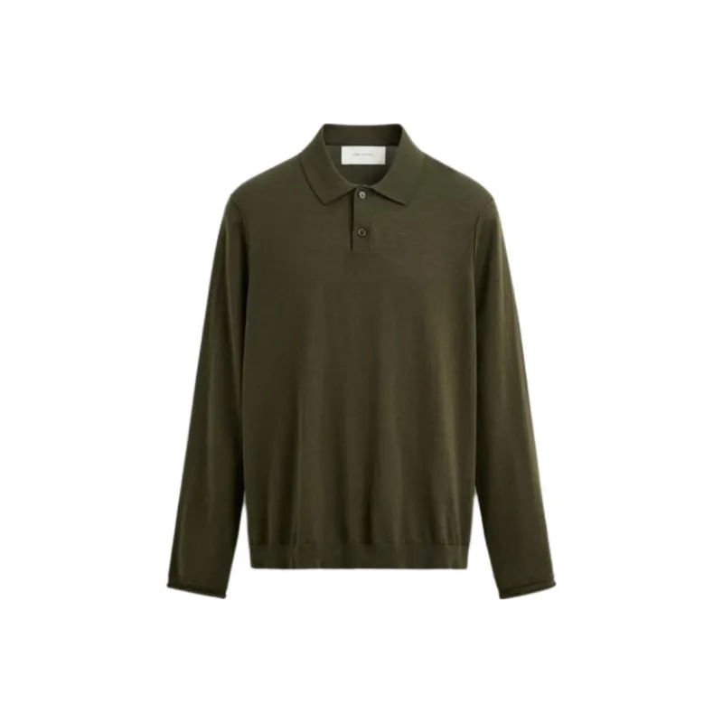 ZARA Polo Shirts Men Khaki-0