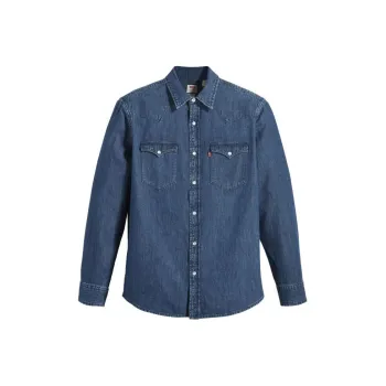 Levis Shirts Men Dark Blue