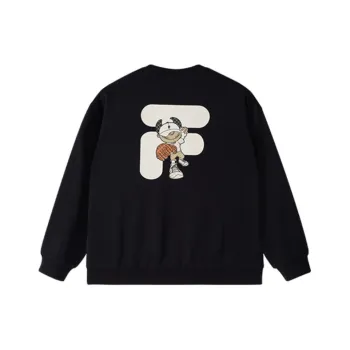 FILA FUSION Sweatshirt Unisex Jet Black