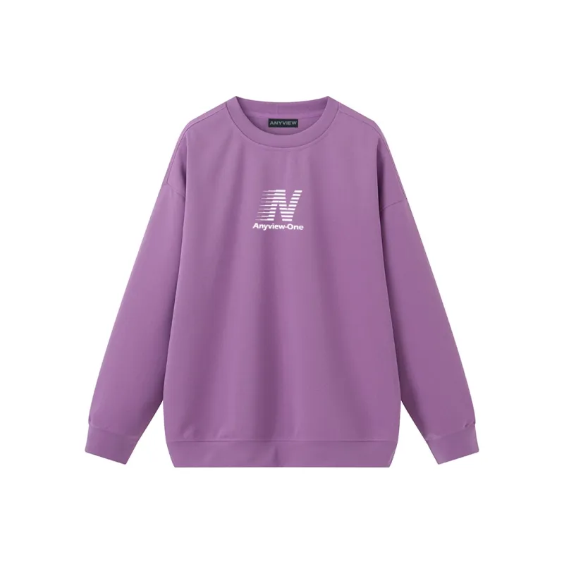 Anyveiw Crew Neck Thickened Pullover Long Sleeved Sweatshirt Unisex-13