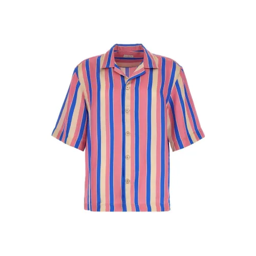 DRIES VAN NOTEN Striped Button Up Shirt
