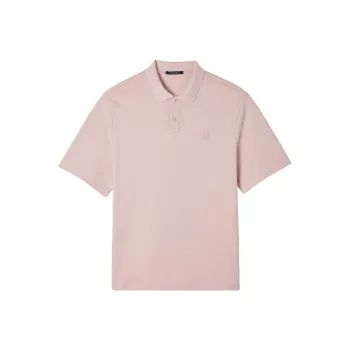 GUESS Polo Shirts Unisex Light Pink