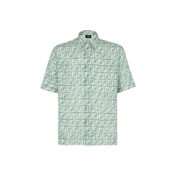 FENDI Ff Jacquard Short Sleeved Shirt