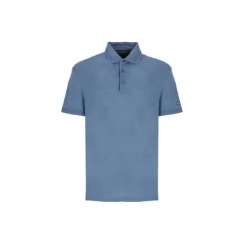 Tommy Hilfiger Logo plaque Slub Polo Shirt