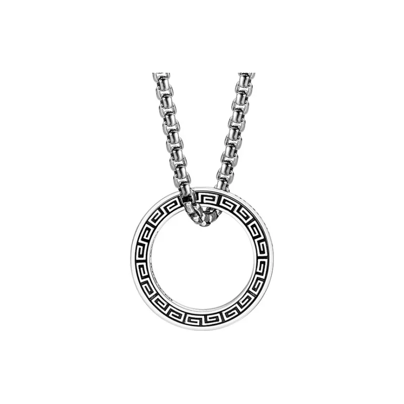 MYSH S925 Silver Necklaces Men's-10