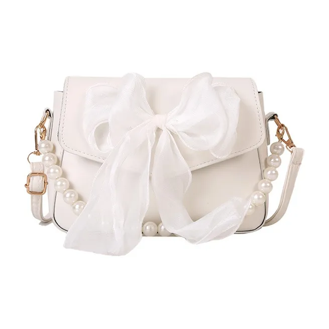 Yalu PU Handbag, Crossbody Bag Regular Unisex White/Black/Blue/Pink-0