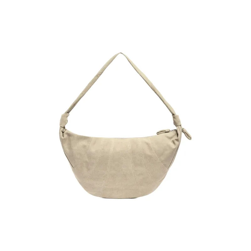 Lemaire Fabric Croissant Bag Shoulder Bag Large Size Women's Beige-2