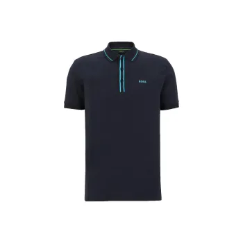 HUGO BOSS Polo Shirts Men Dark Blue