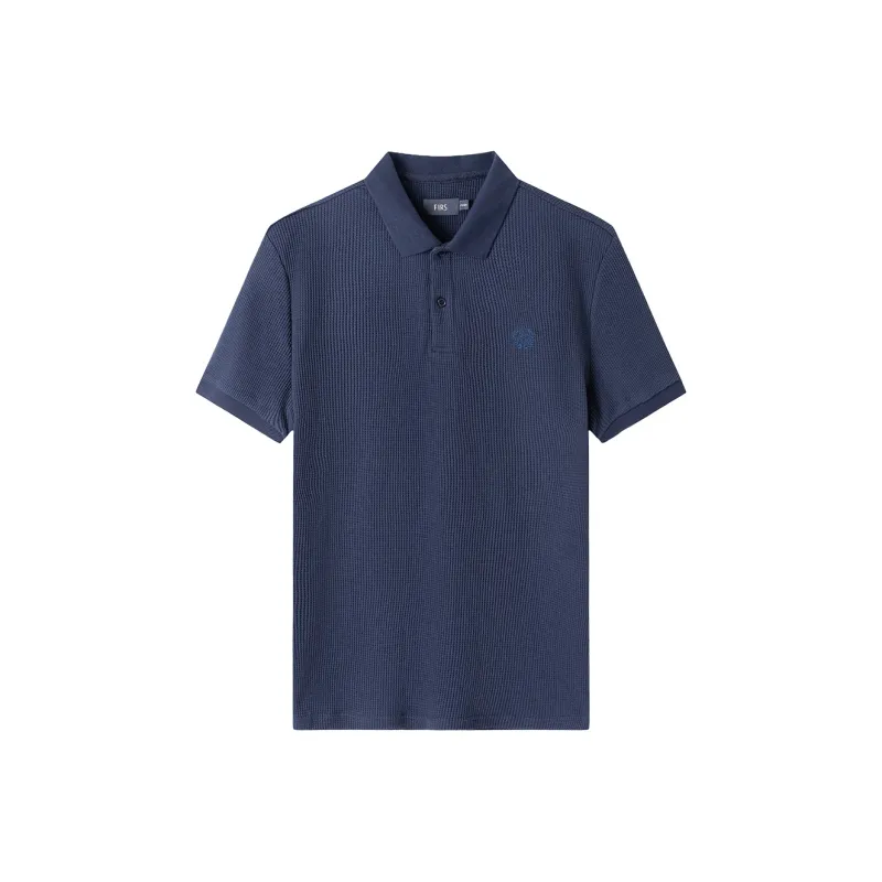 FIRS Polo Shirts Men Navy Blue-0