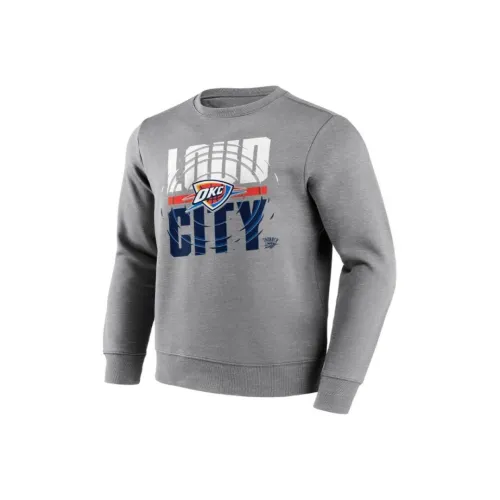 NBA Oklahoma City Thunder Fanatics Thunder Sweatshirt Men's Gray