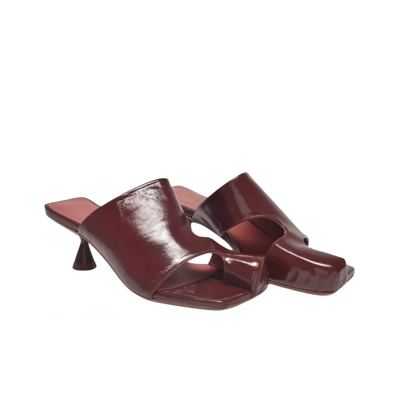 REJINA PYO Slide Slippers Women's Brown-2