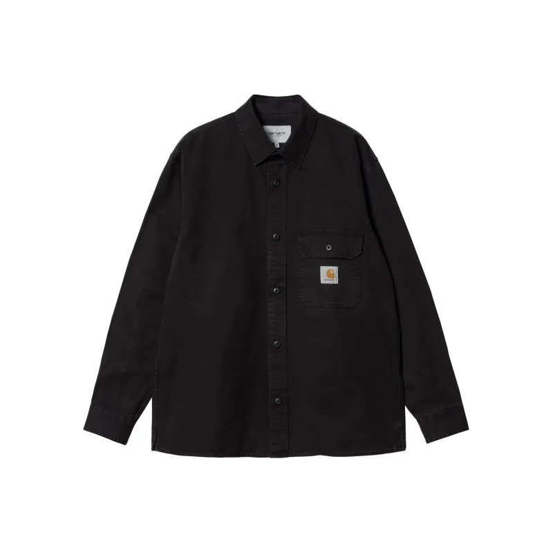 Carhartt WIP Logo patch Cotton Shirt-0