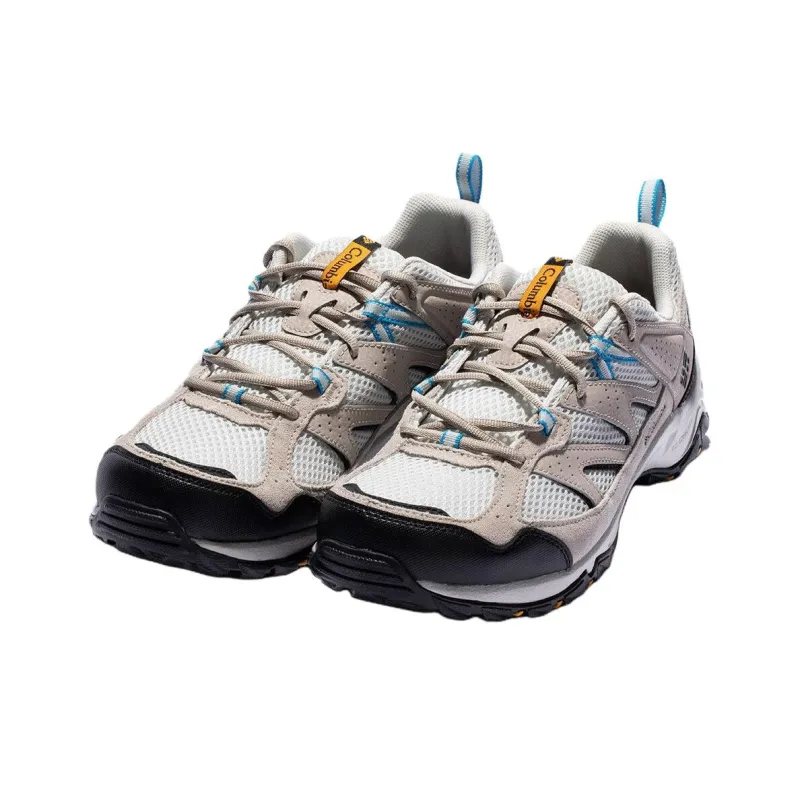 Columbia Anti Slip Wear Resistant Low Top Hiking Shoes Men's White Gray-1