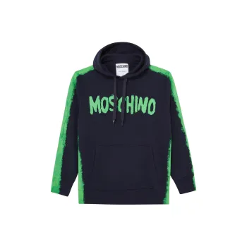 MOSCHINO Logo print Pullover Hoodie