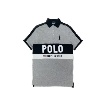 Polo Ralph Lauren Polo Shirts Men Light Gray