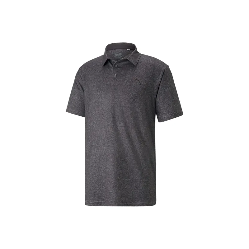 PUMA PUMA Golf Polo De Golf Cloudspun Primary Homme Polo Shirt Men's Black Gray Color-0