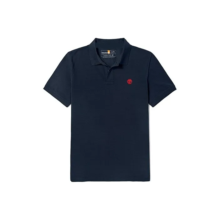 Timberland Polo Shirt Men's Dark Sapphire-0