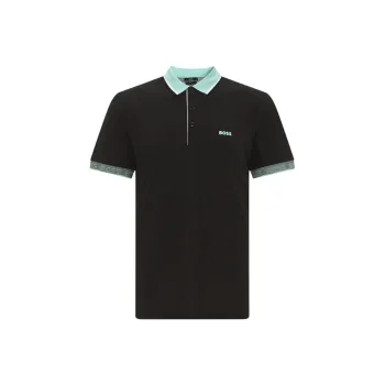 HUGO BOSS Polo Shirts Men Black