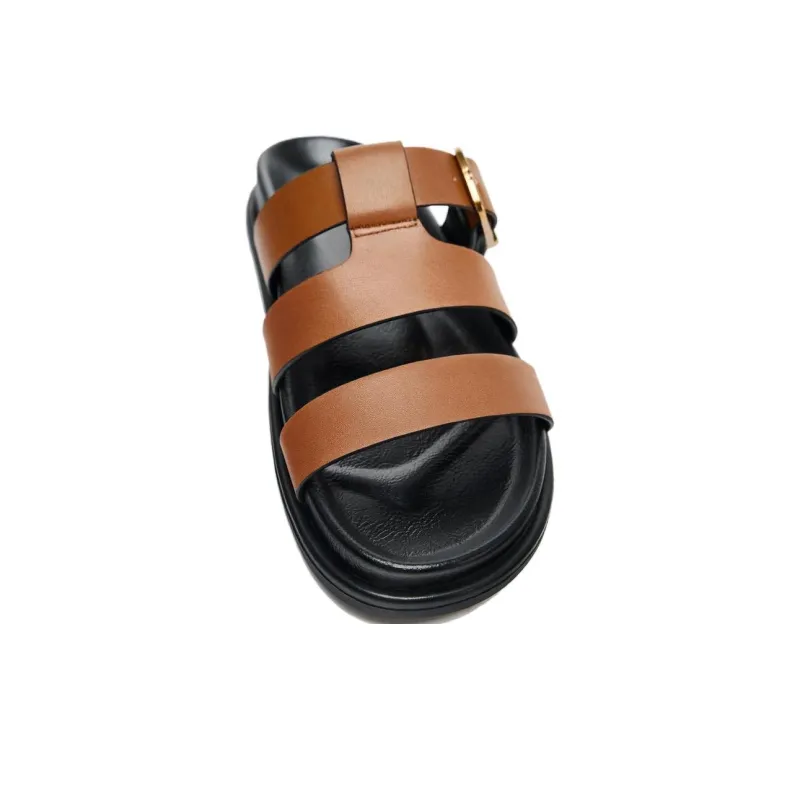 ZARA Slide Slippers Women's Brown-2