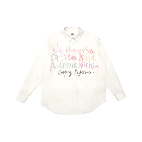EMPTY REFERENCE Shirt Unisex White