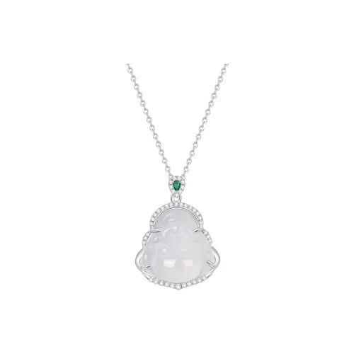 Olampe Chalcedony Jade Necklaces Women's