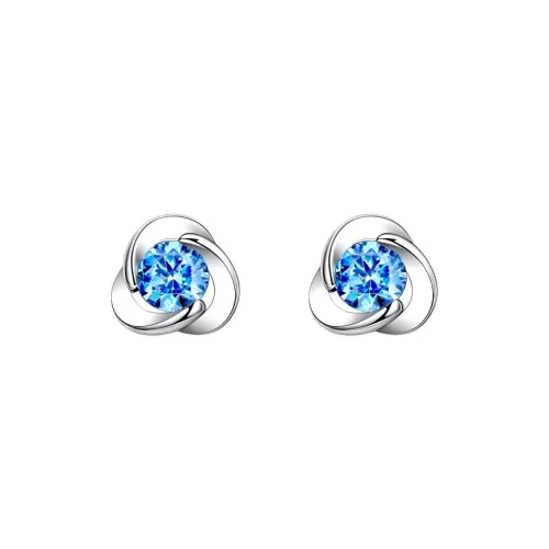 Universe Search S925 Silver Stud Earrings Women's